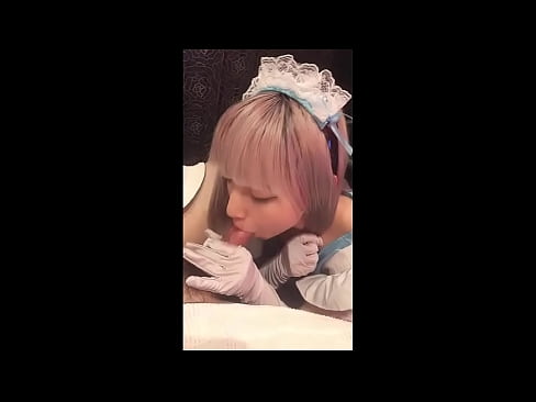 ❤️ Idol Ġappuniż [mayuka], kostum ta' qaddejja Franċiża, parti 1, blowjob u jerk off bil-lotion ️ Porn anali lilna ❌❤